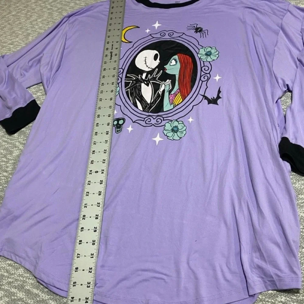 Disney Nightmare Before Christmas purple sleepshirt XL (16-18) MWT. SKU-A543 - Picture 3 of 6